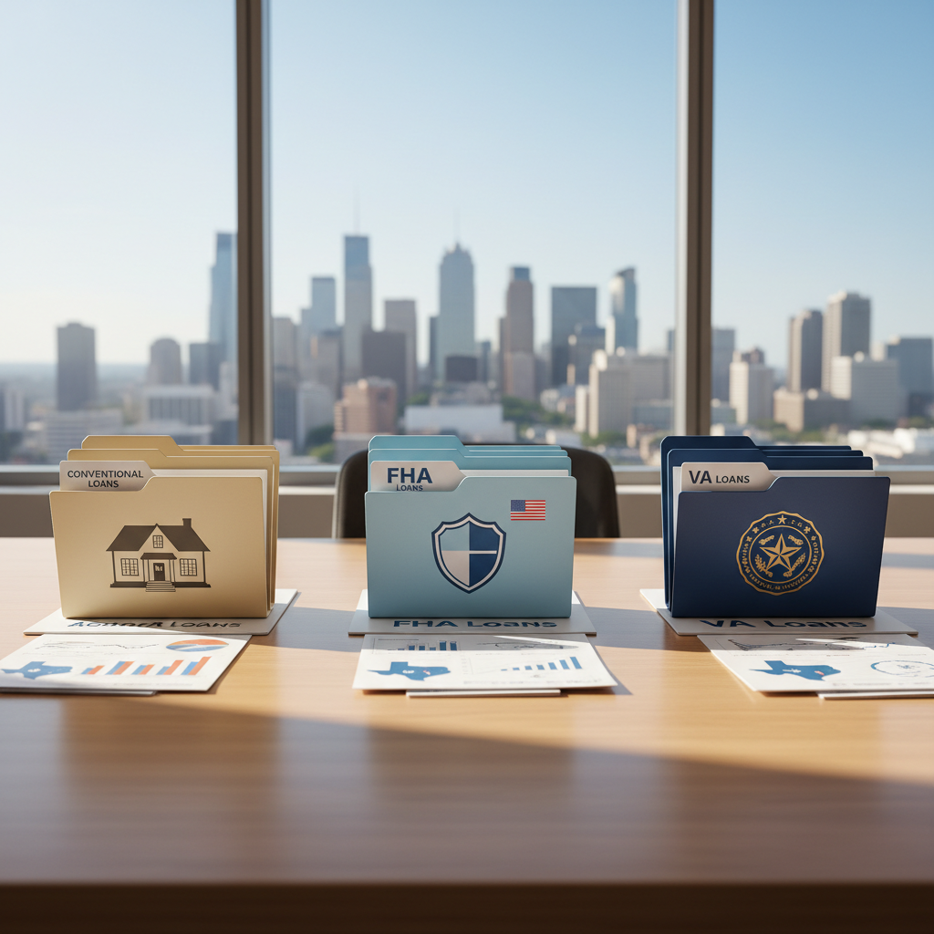 Comparing Conventional, FHA, and VA Loans in Texas