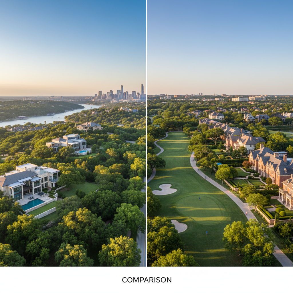 West Lake Hills vs. Rollingwood: Luxury Home Comparison